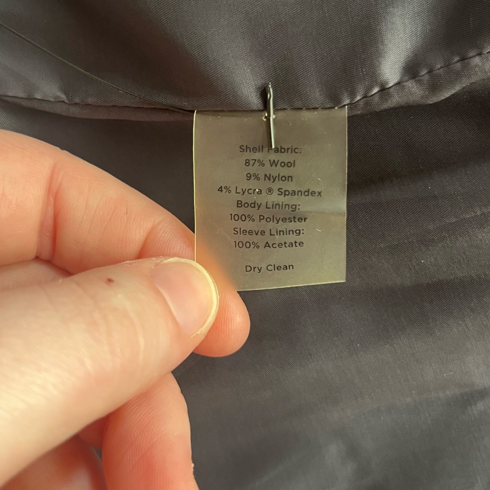 Vintage NWT Talbots Kate Fit Wool-Blend Jacket - Picture 5 of 7